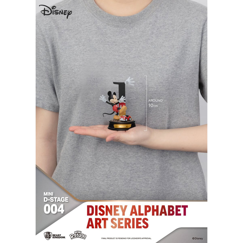 Disney Alphabet Art Series MDS-004 Mini D-Stage Statue Blind Box Set of 6