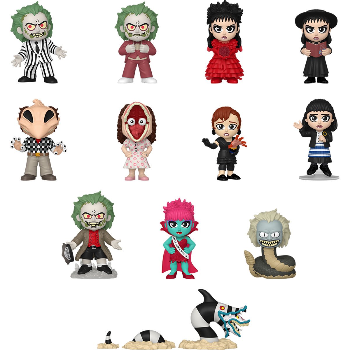 Beetlejuice Mystery Minis Mini-Figure Display Case of 12