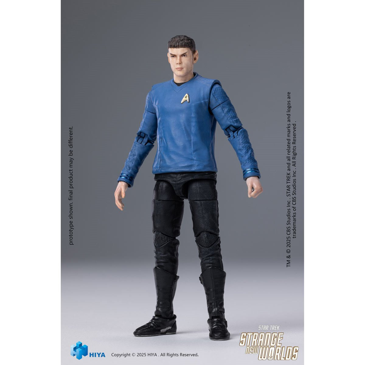 Star Trek: Strange New Worlds Spock Exquisite Mini Series 1:18 Scale Action Figure