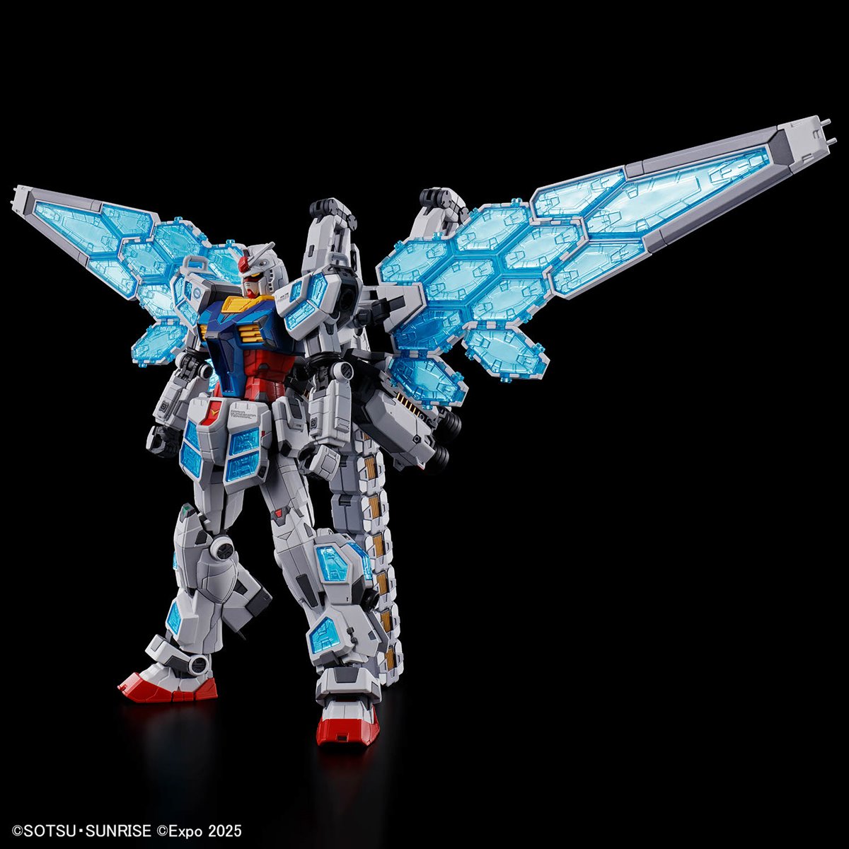 Gundam: Next Universal Century RX-78F00/E Gundam EX-001 G.L.R.S.S. Feather Unit Entry Grade 1:144 Scale Model Kit