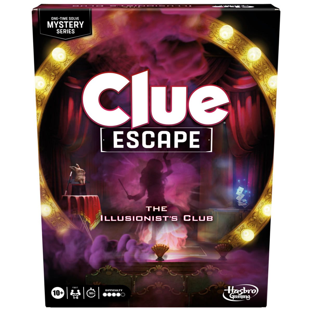 Clue Escape the Illusionists Club Board Game
