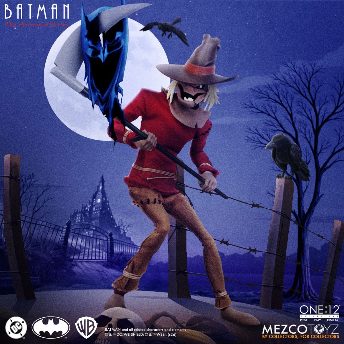 Batman: The Animated Series Scarecrow One 12 Collective Action Figure