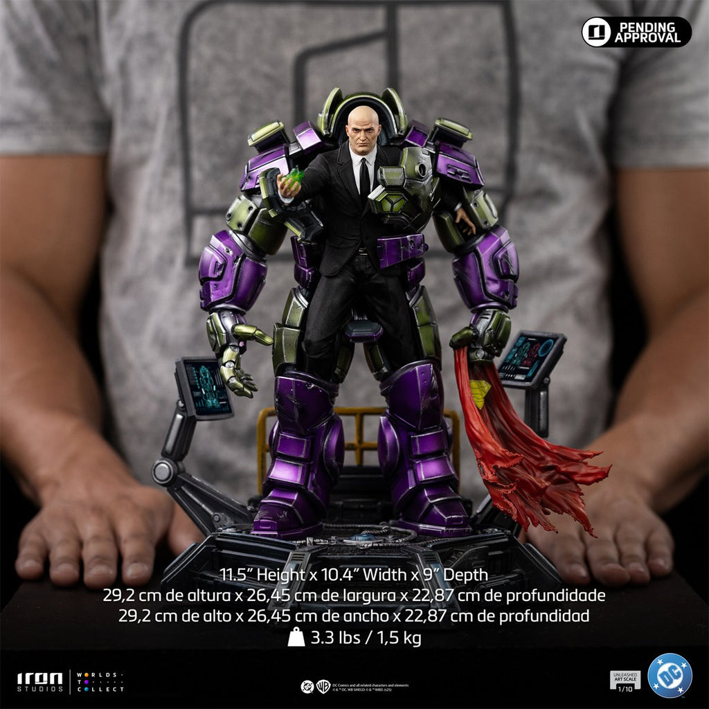 DC Comics Lex Luthor Unleashed Deluxe 1:10 Art Scale Statue