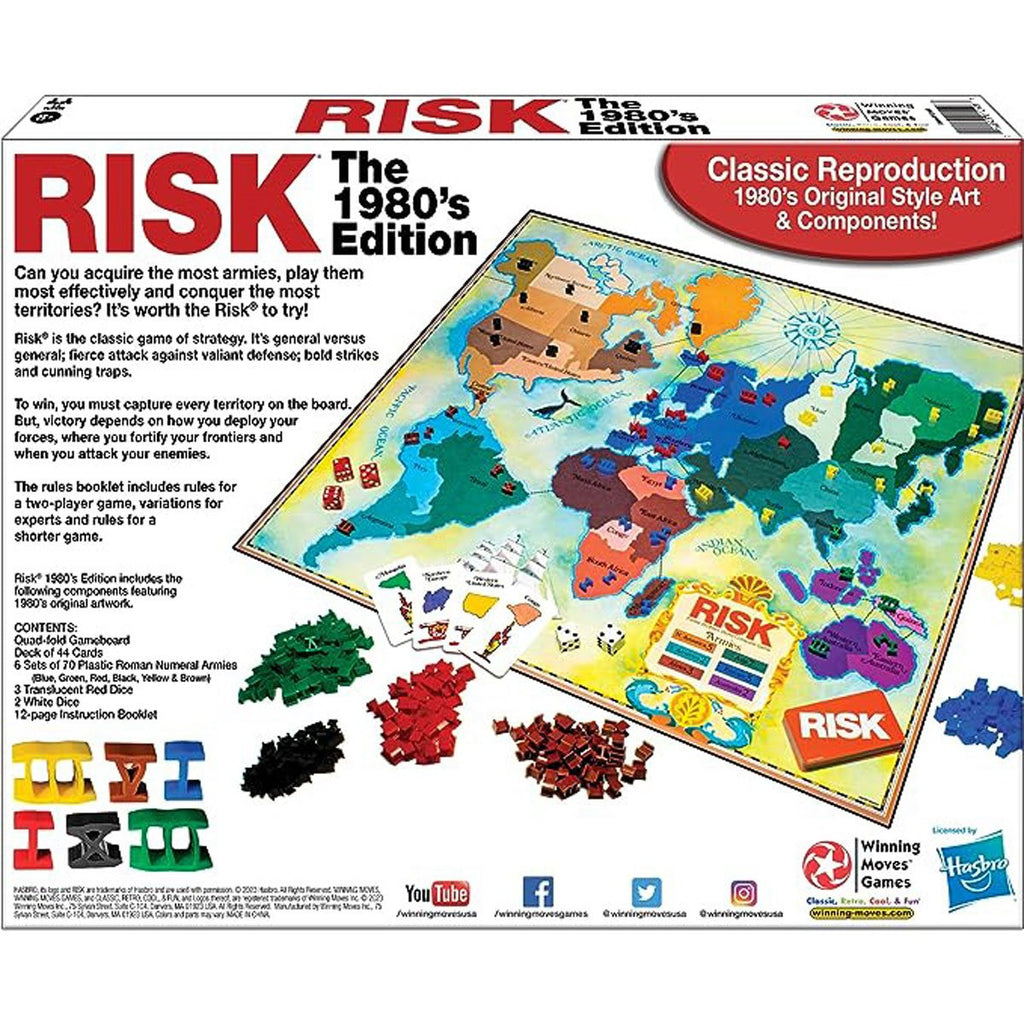Risk The 1980's Edition Game