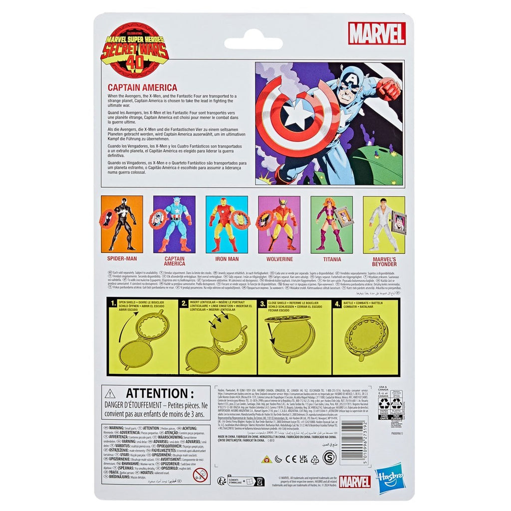 Secret Wars Marvel Legends Captain America 6-Inch Action Figure