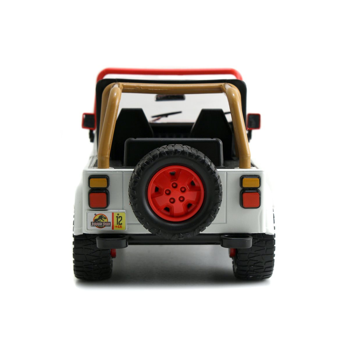 Jurassic World 1992 Jeep Wrangler 1:24 Scale Die-Cast Metal Vehicle