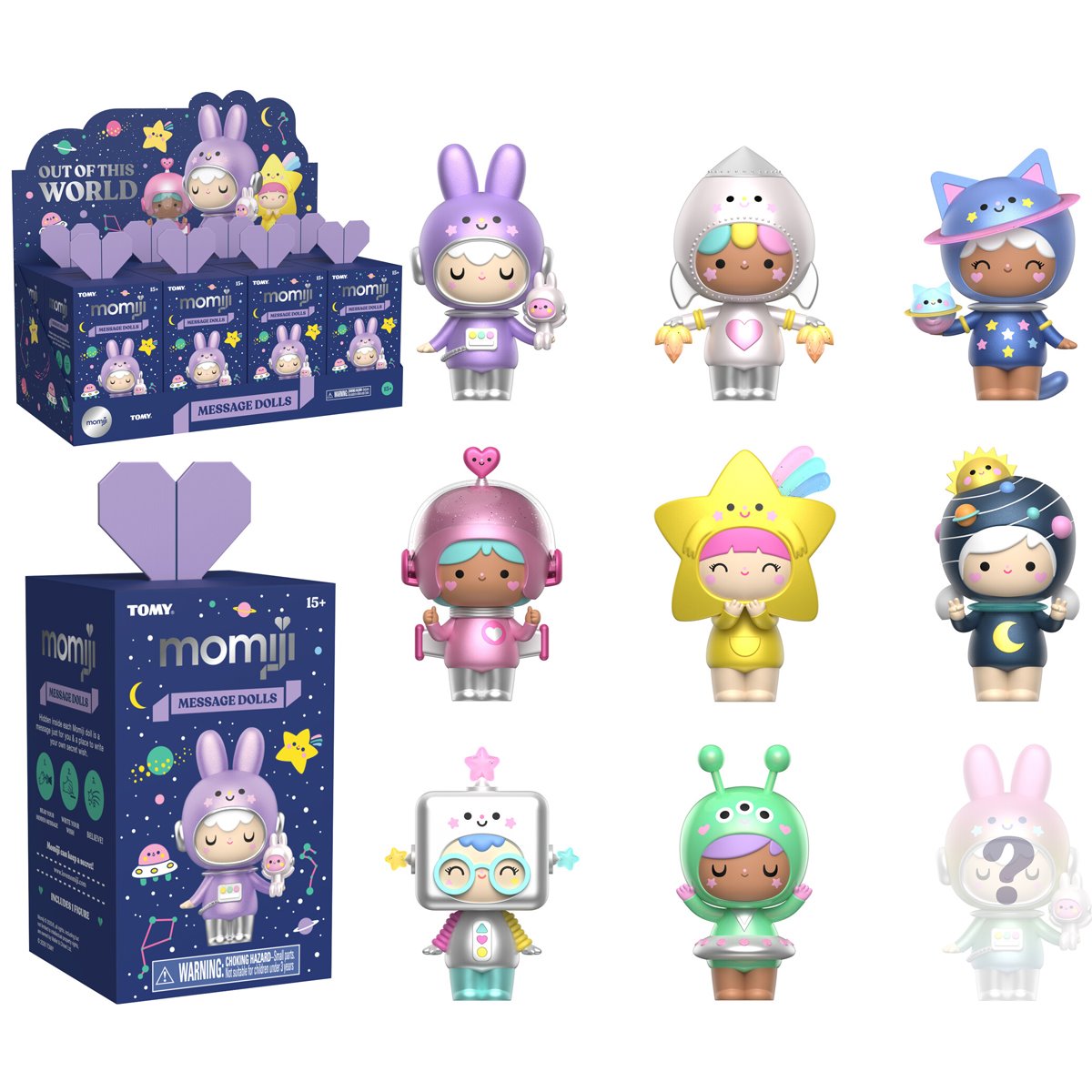 Momiji Out of This World Blind-Box Mini-Figure Display of 8