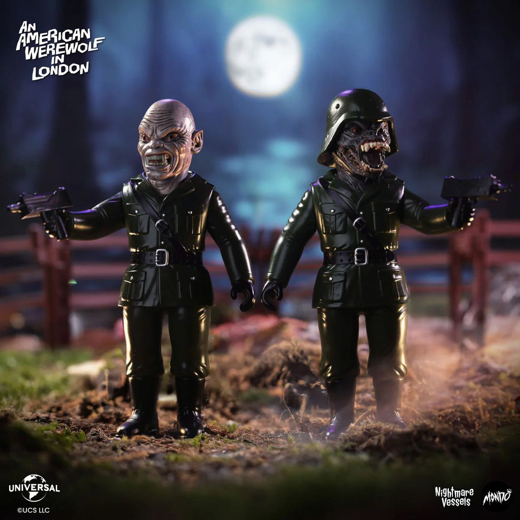An American Werewolf in London Nightmare Vessels Soft Vinyl Figure Set