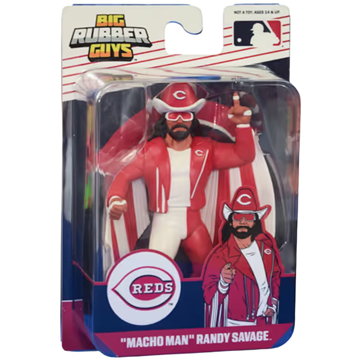 Major Big Rubber Guys Cincinnati Macho Man Posed Figure