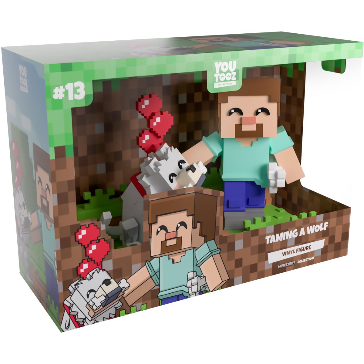 Minecraft Collection Taming a Wolf Vinyl Figure #13