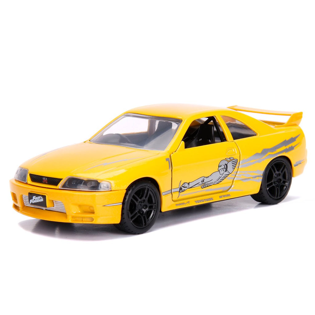 Fast and the Furious Leon's 1995 Nissan Skyline GT-R BCNR33 1:32 Scale Die-Cast Metal Vehicle