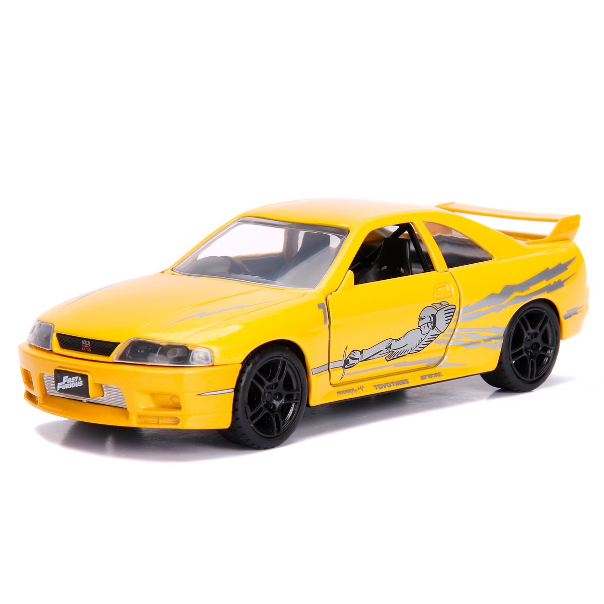 Fast and the Furious Leon's 1995 Nissan Skyline GT-R BCNR33 1:32 Scale Die-Cast Metal Vehicle