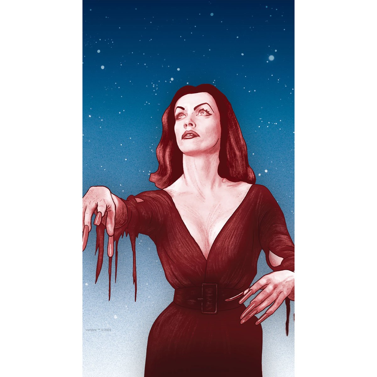 Vampira (Plan 9 Grayscale) 3 3/4-Inch ReAction Figure