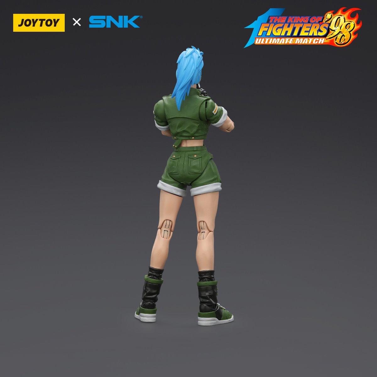 Joy Toy King of Fighters '98 Ultimate Match Ikari Warriors Team Leona Heidern 1:18 Scale Action Figure