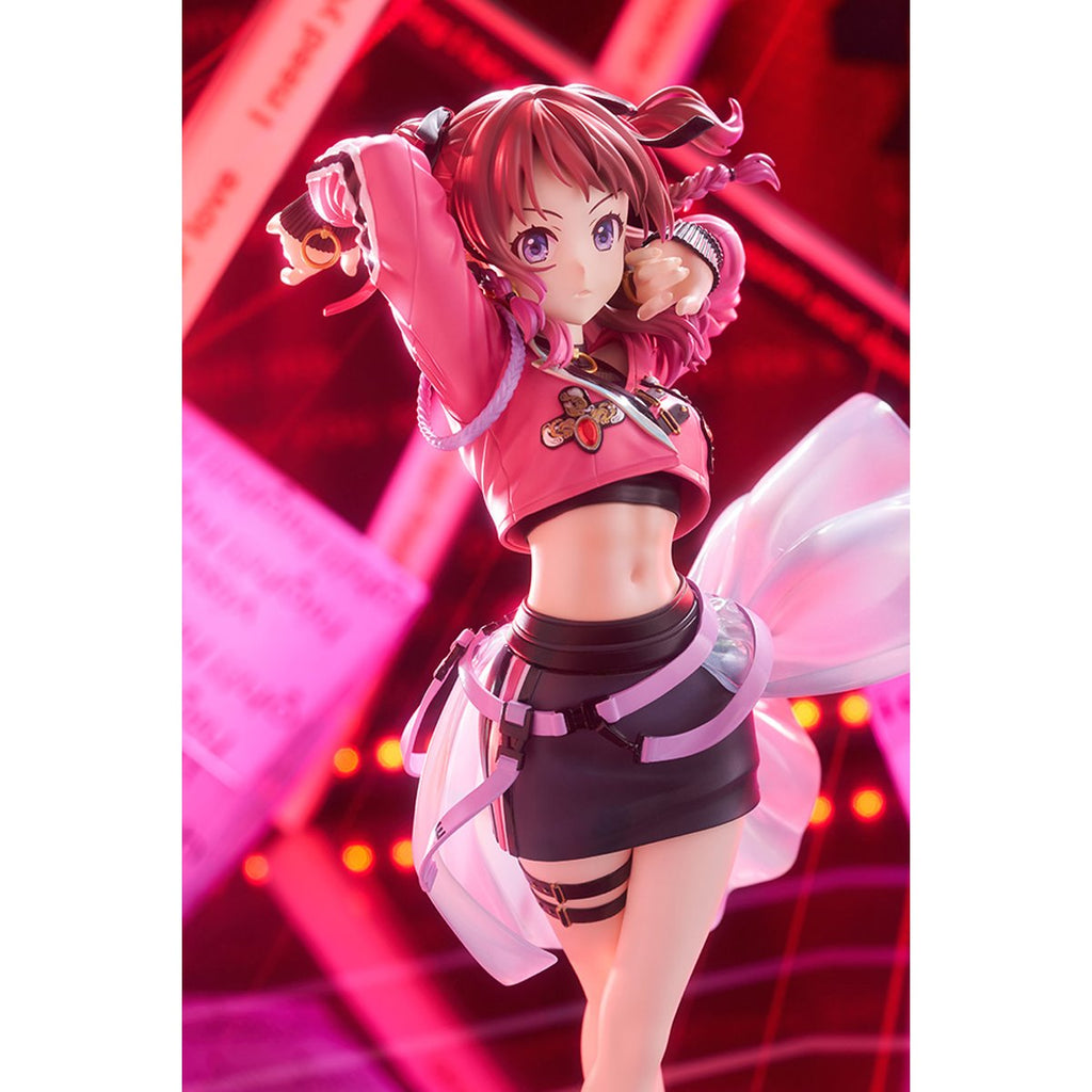 The Idolmaster Gakuen Saki Hanami Fighting My Way 1:7 Scale Statue