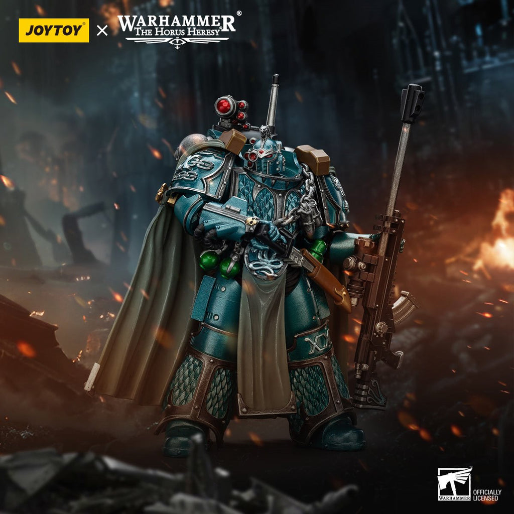 Joy Toy Warhammer The Horus Heresy Alpha Legion Exodus with Sniper Rifle 1:18 Scale Action Figure