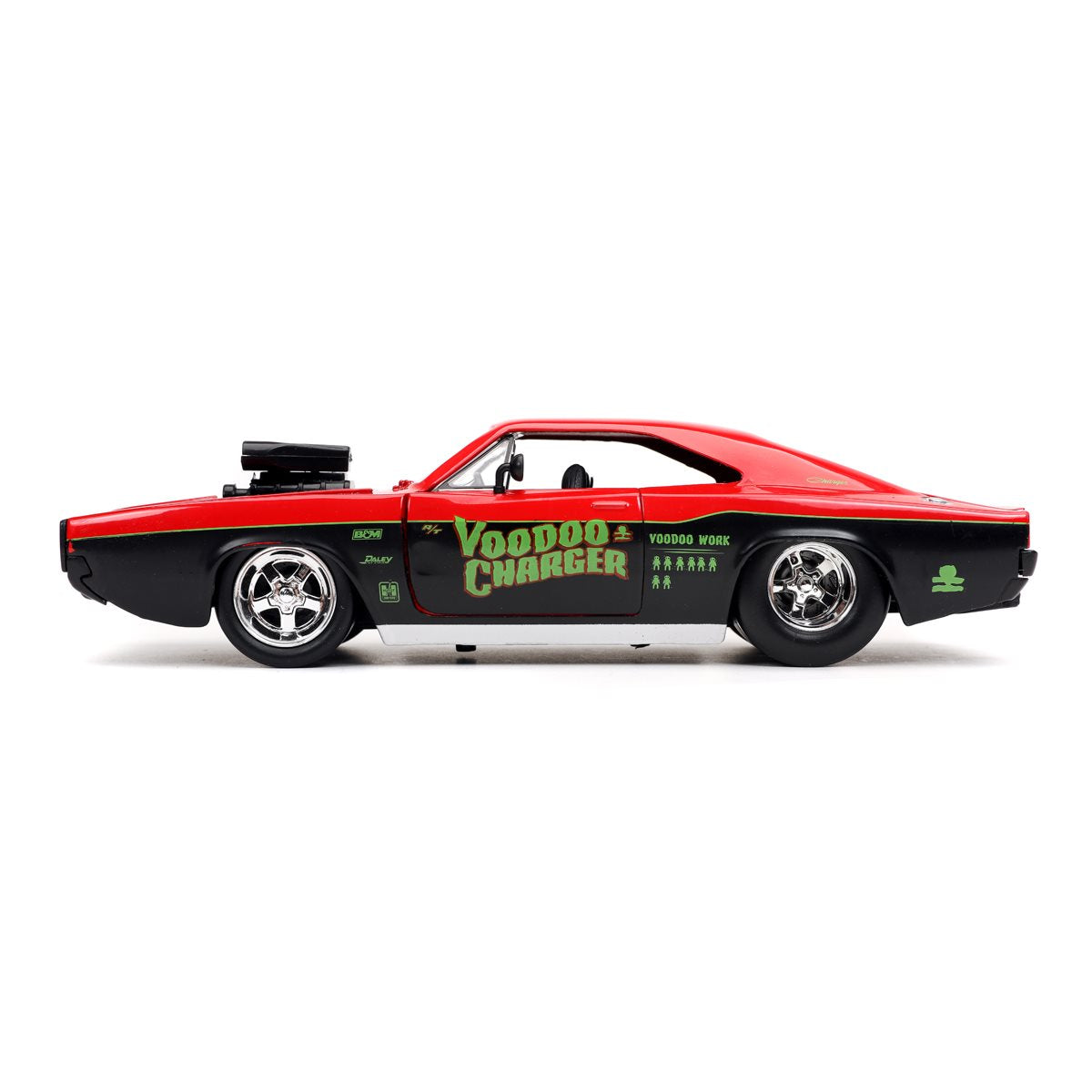 Bigtime Muscle 1970 Dodge Charger R/T Blown 1:24 Scale Die-Cast Metal Vehicle