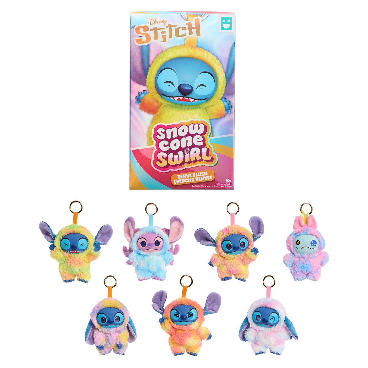 Stitch Snow Cone Swirl Blind-Box Vinyl Plush Case of 6