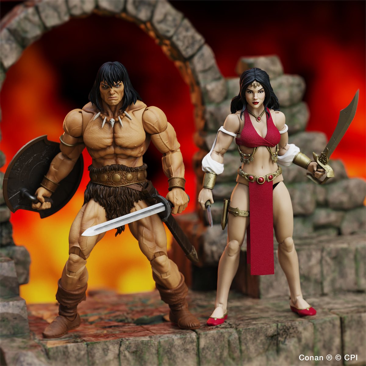 Conan the Barbarian Belit Queen of the Black Coast Epic H.A.C.K.S. 1:12 Scale Action Figure