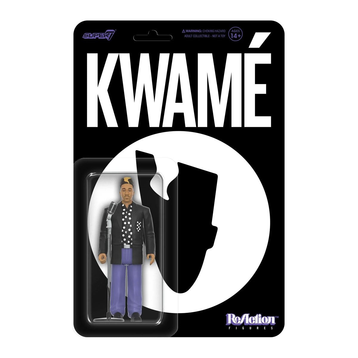 Kwame Black and White Polka Dot 3 3/4-Inch ReAction Figure