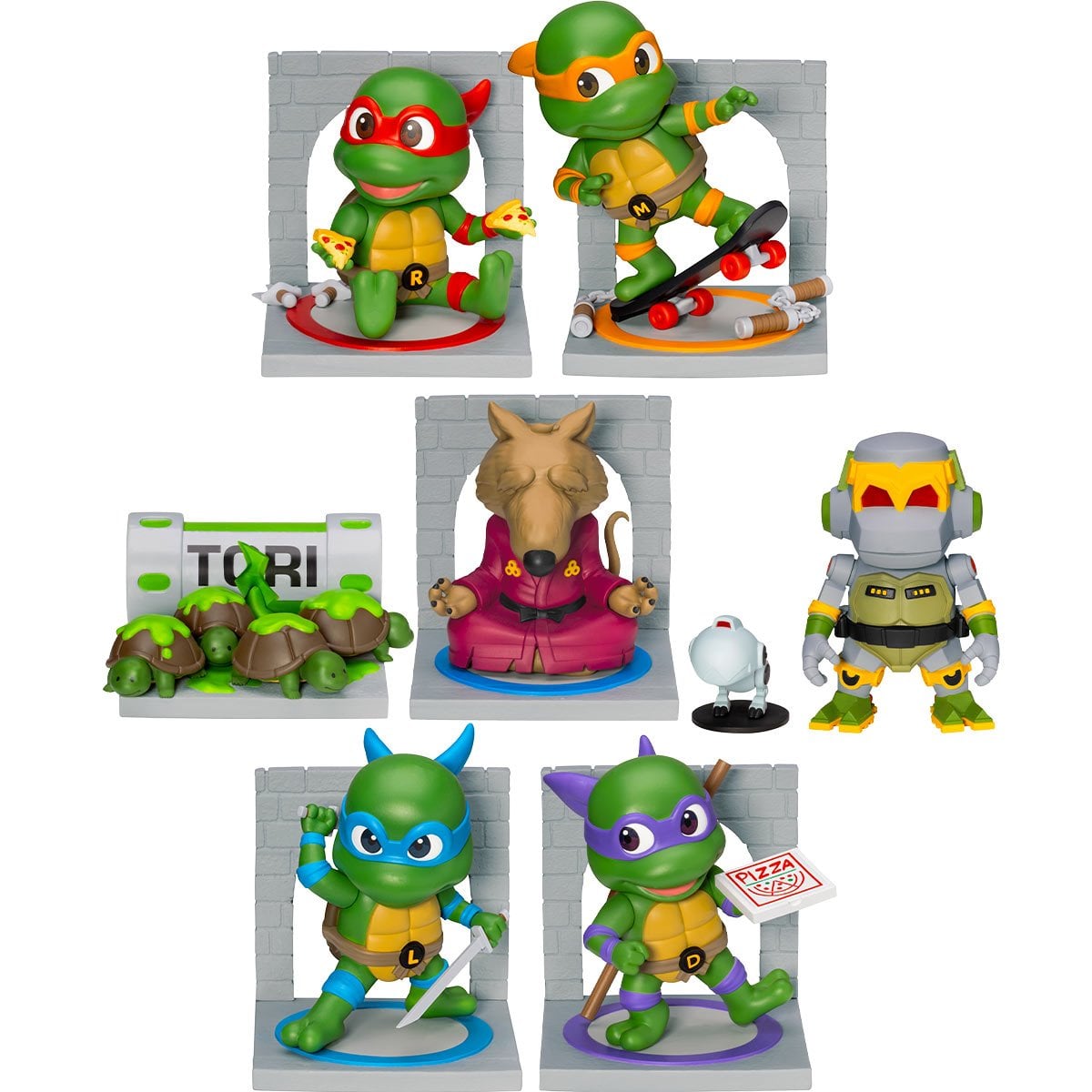 Teenage Mutant Ninja Turtles MEA-086 Mini-Figure Blind Box Case of 6
