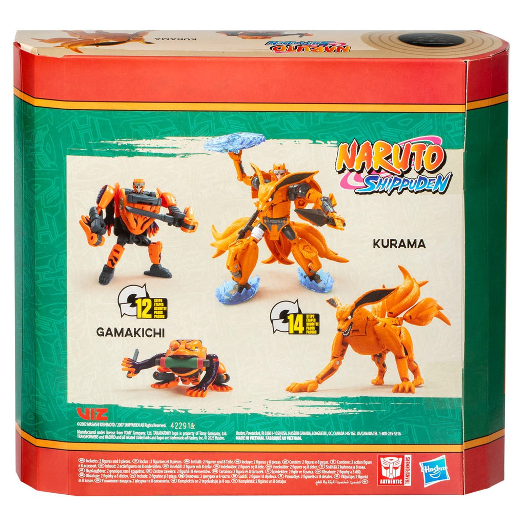 Transformers Collaborative Naruto Shippuden Kurama and Gamakichi