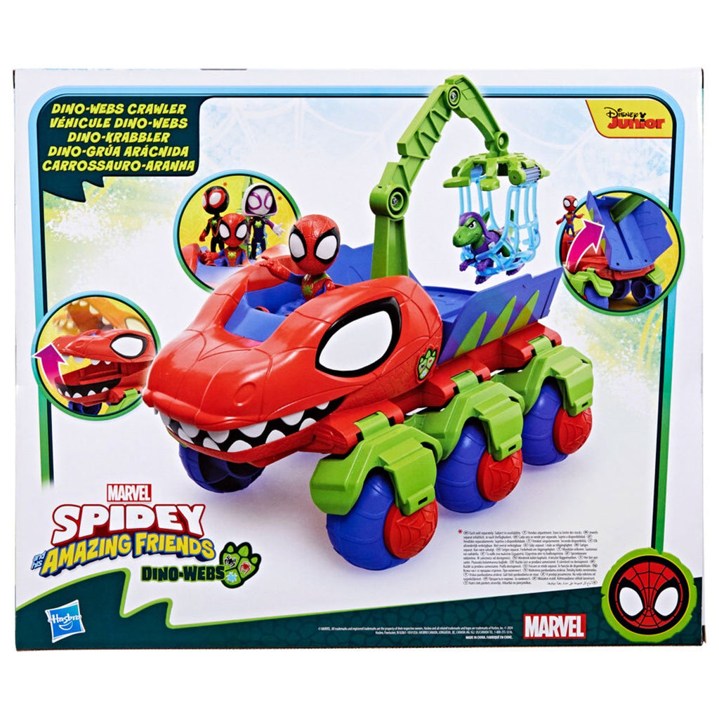 Spidey and His Amazing Friends Dino-Webs Crawler Toy Car Playset