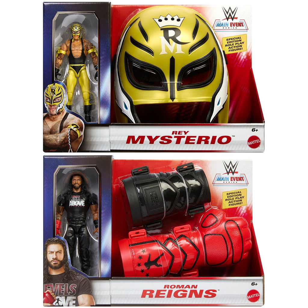 WWE Action Figure and Roleplay Case of 3