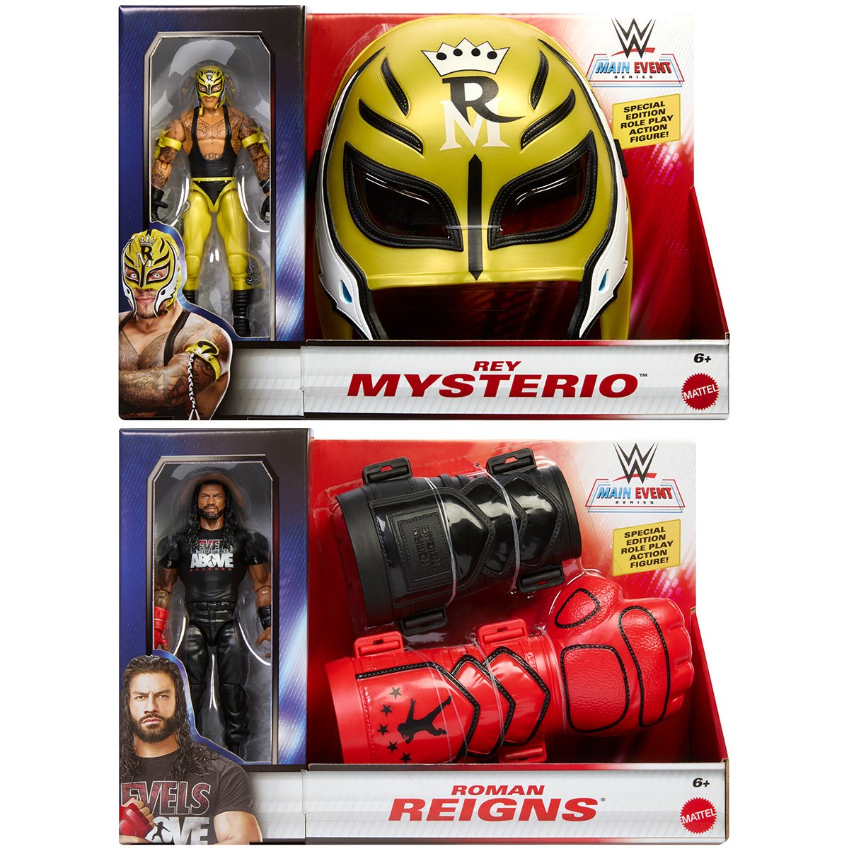 WWE Action Figure and Roleplay Case of 3