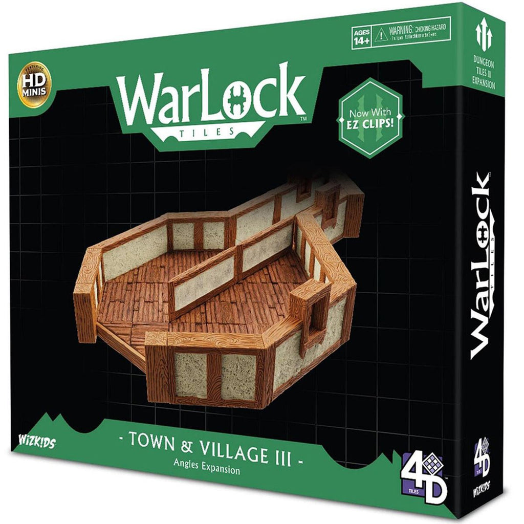 WarLock Tiles Town and Village III  Angles Expansion Pack