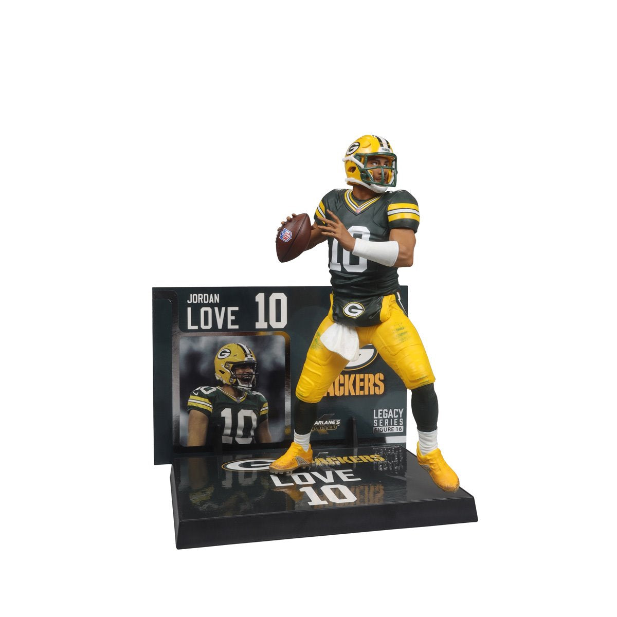 NFL SportsPicks 2024 Wave 1 Green Bay Packers Jordan Love 7-Inch Scale Posed Figure