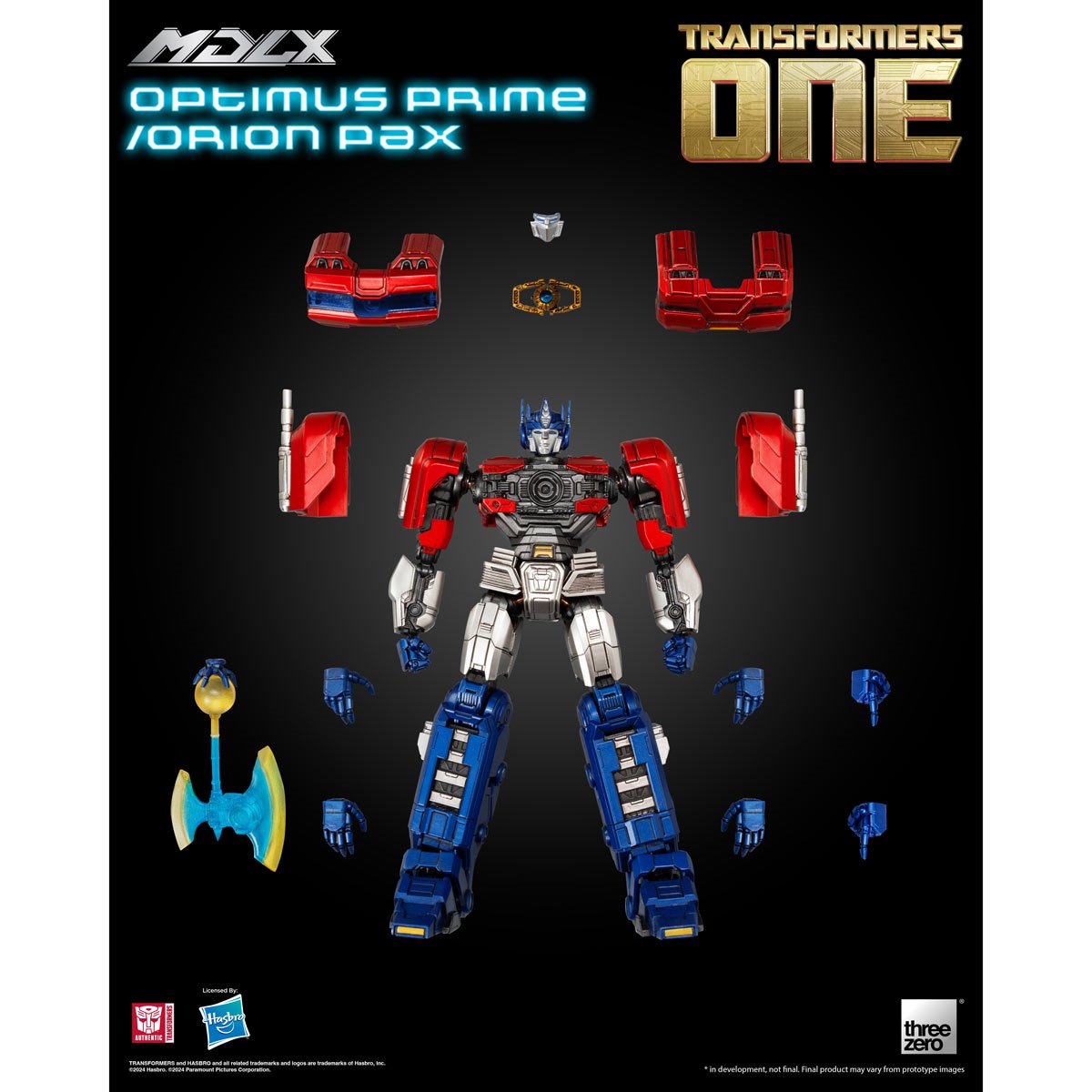 Transformers One Optimus Prime/Orion Pax MDLX Action Figure