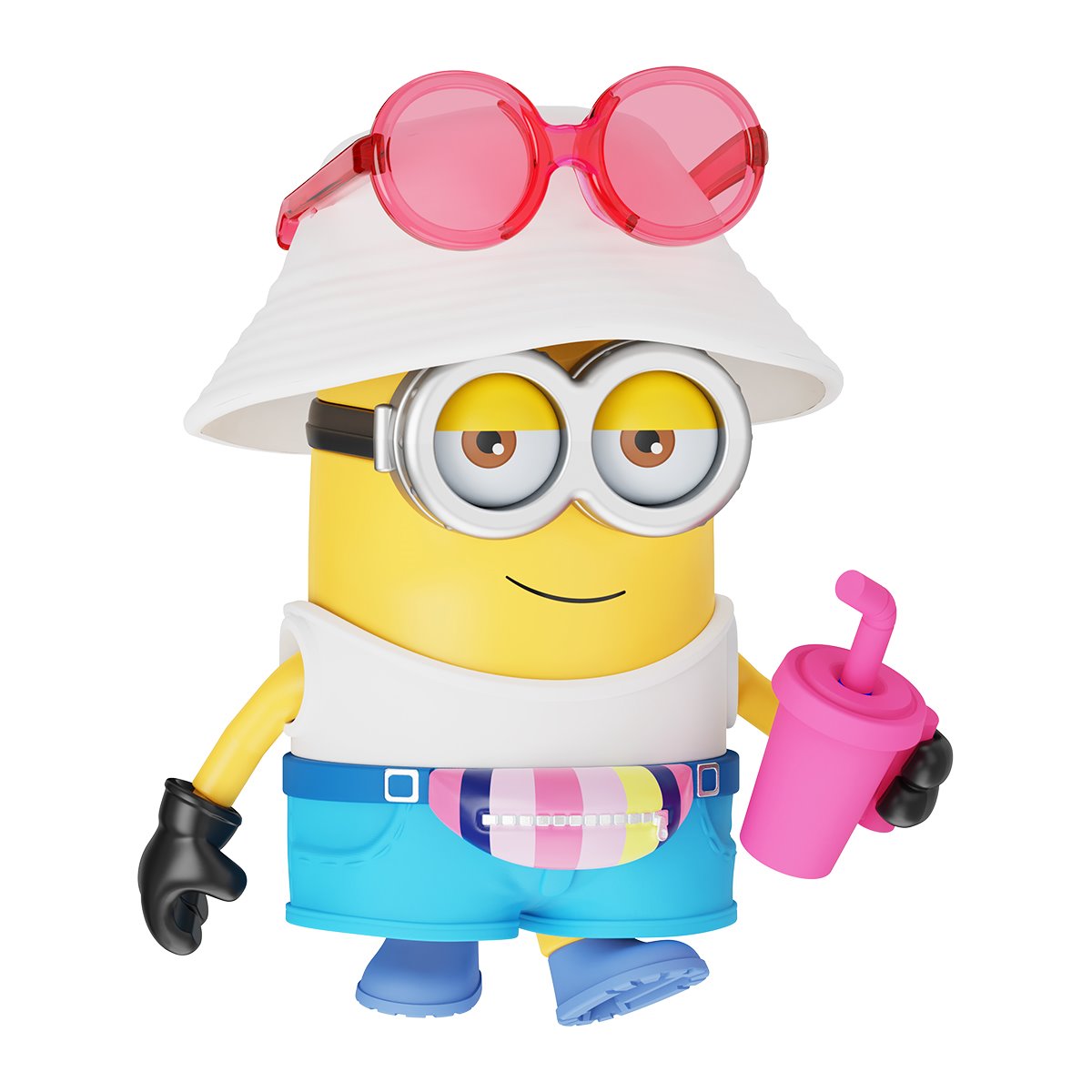 Minions Mokoo 02 Summer Bello Blind Box Mini Model Kit Case of 6