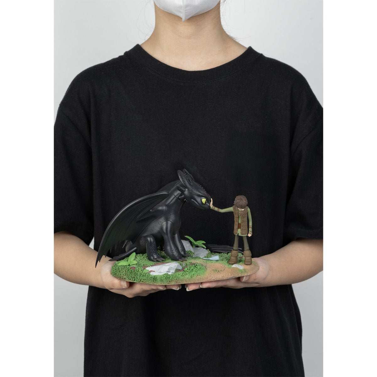 How to Train Your Dragon Toothless and Hiccup DS-178 D-Stage Statue