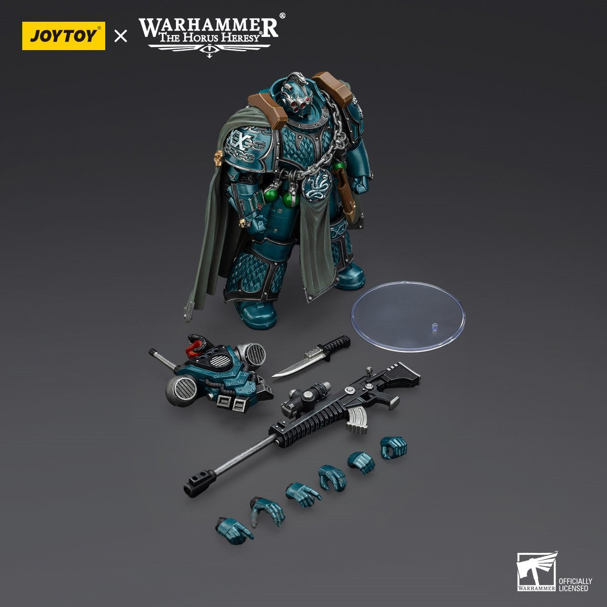 Joy Toy Warhammer The Horus Heresy Alpha Legion Exodus with Sniper Rifle 1:18 Scale Action Figure