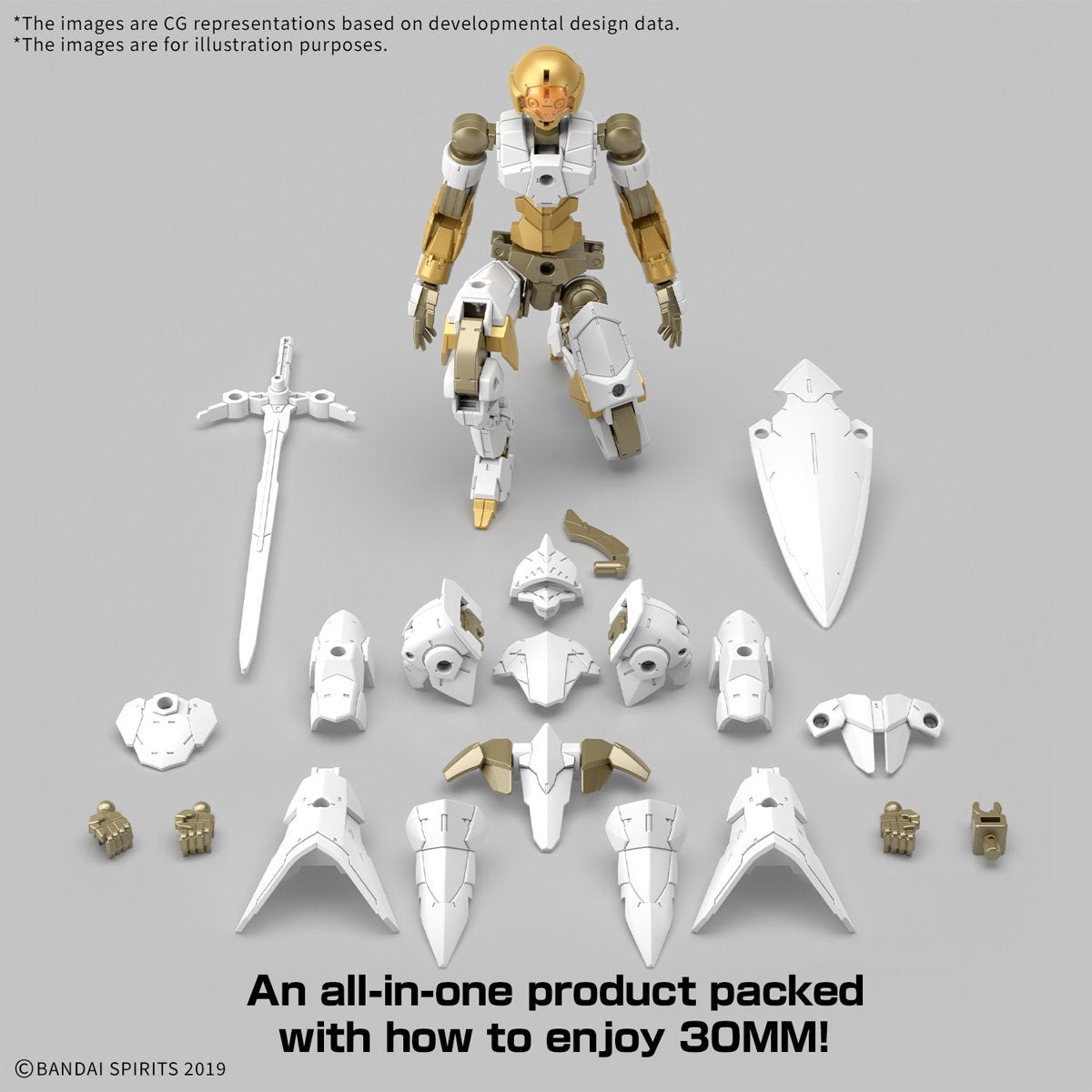 30 Minute Missions EXM-A9rk Spinatio Royal Knight Type 1:144 Scale Model Kit