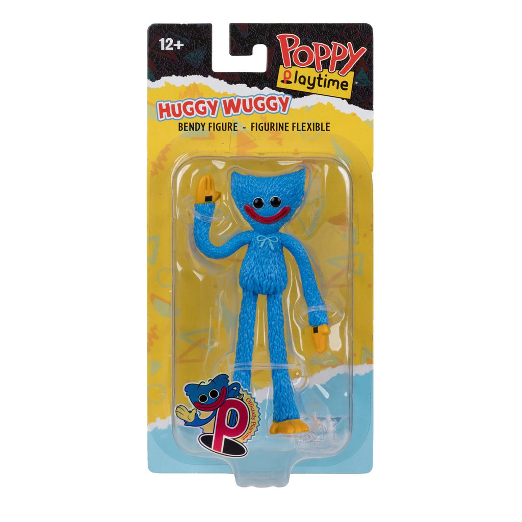 Poppy Playtime Wave 1 Huggy Wuggy 4 1/2-Inch Bendable Figure