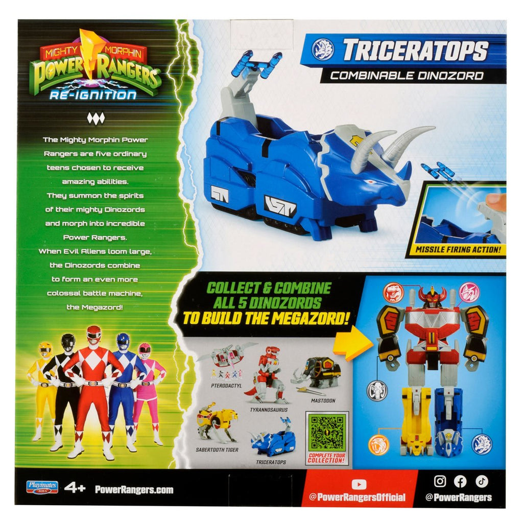 Mighty Morphin Power Rangers: Re-Ignition Triceratops Dinozord Action Figure