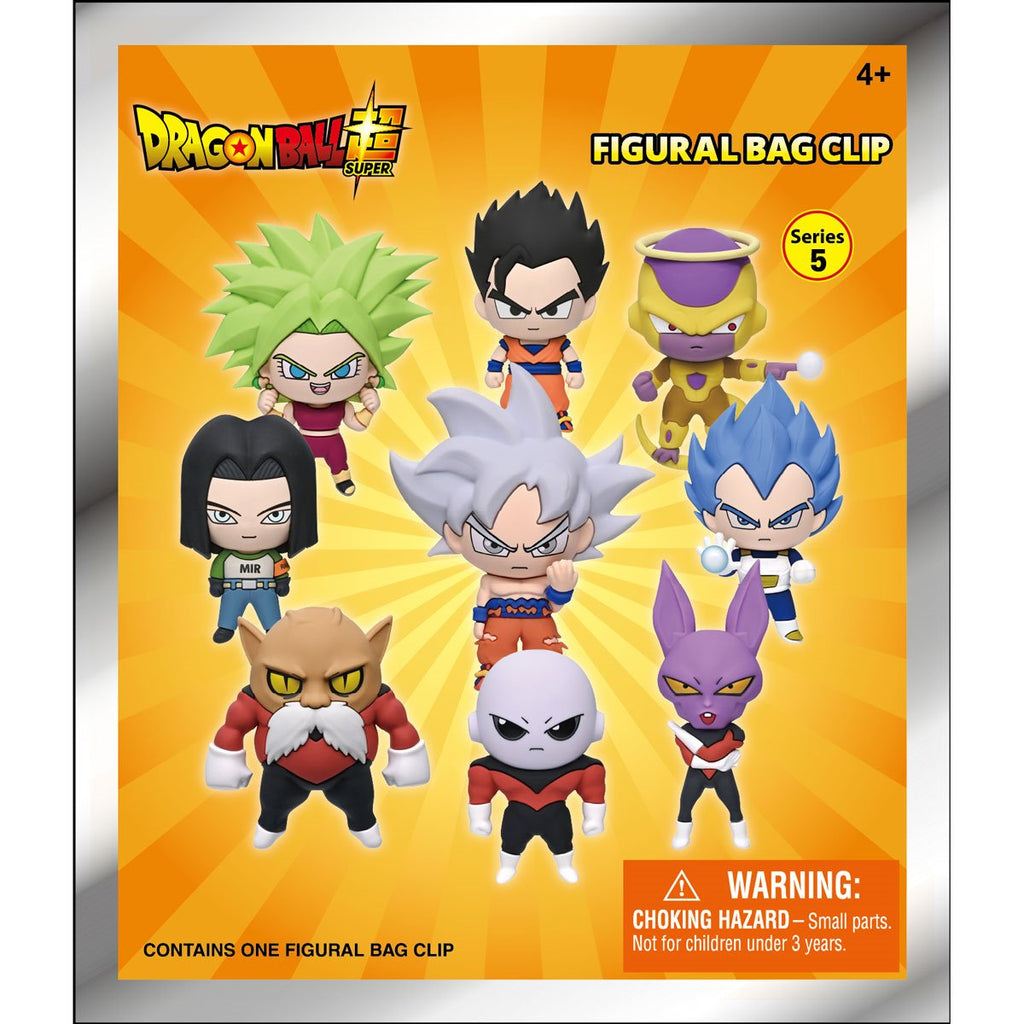 Dragon Ball Super Series 5 3D Foam Bag Clip Display Case of 24