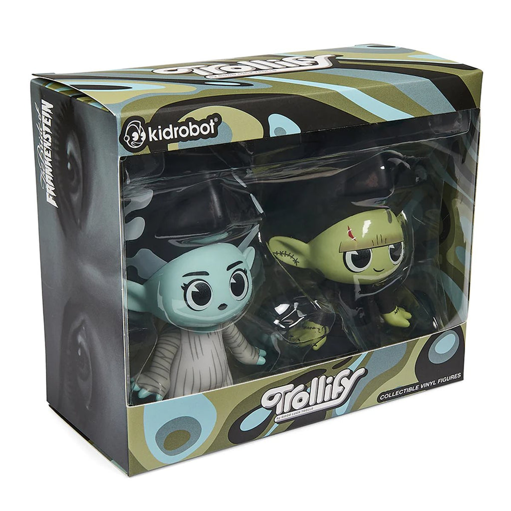 Frankenstein and Bride of Frankenstein Trollify Mash-Up 5-Inch Vinyl Figure 2-Pack