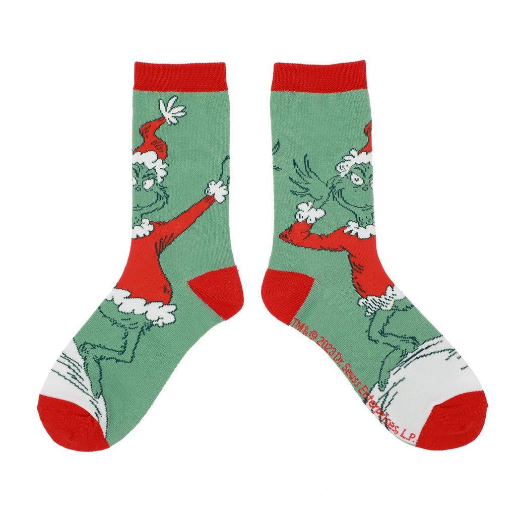 Dr. Seuss The Grinch Women's Crew Sock 5-Pack