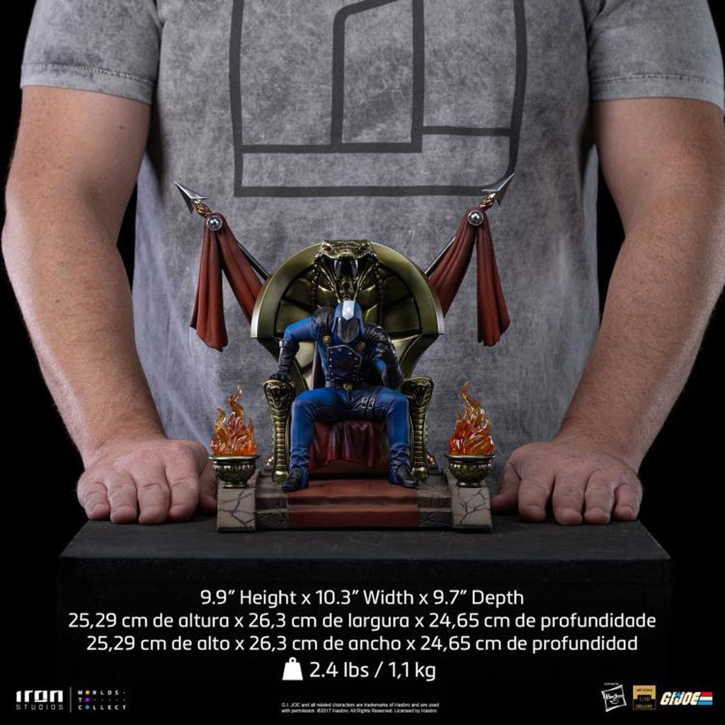 G.I. Joe Cobra Commander Deluxe 1:10 Art Scale Limited Edition Statue