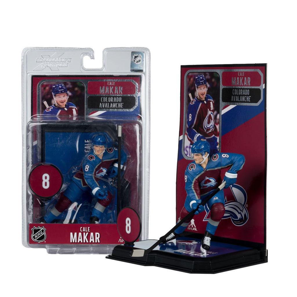 NHL SportsPicks Colorado Avalanche Cale Makar 7-Inch Posed Figure