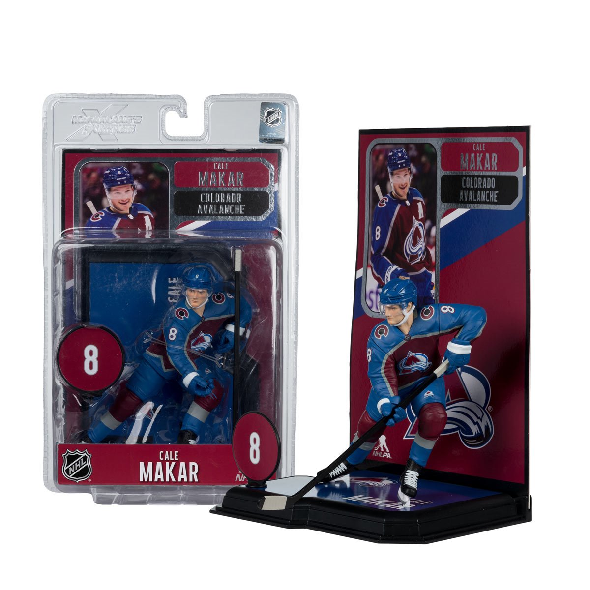 NHL SportsPicks Colorado Avalanche Cale Makar 7-Inch Posed Figure
