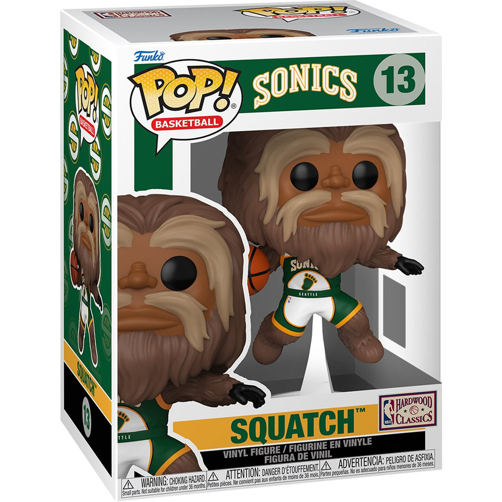 NBA Mascots Sonics Squatch Funko Pop! Vinyl Figure #13