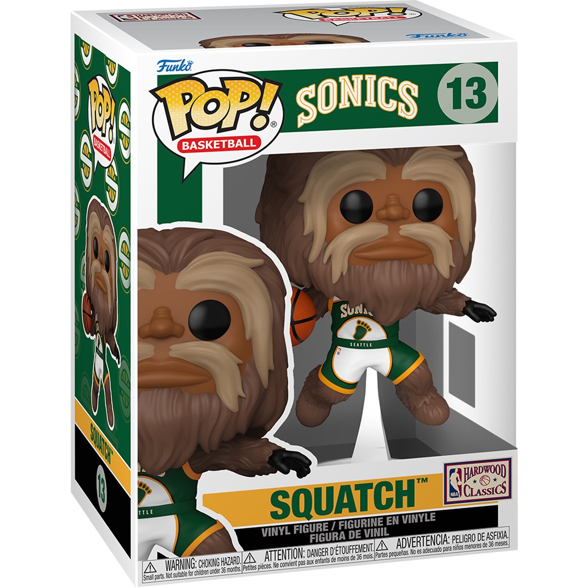 NBA Mascots Sonics Squatch Funko Pop! Vinyl Figure #13