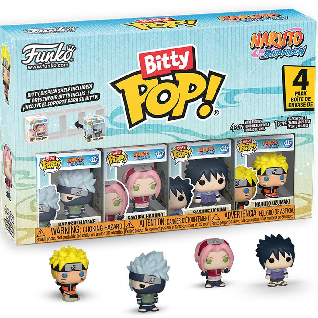 Naruto: Shippuden Team 7 Funko Bitty Pop! Mini-Figure 4-Pack