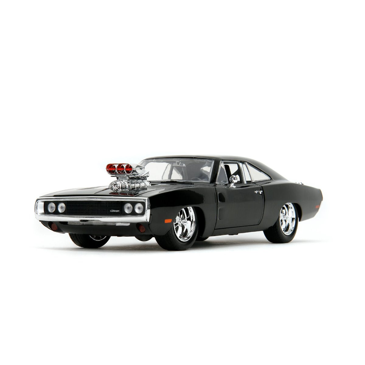 Hollywood Rides Fast and the Furious Dodge Charger R/T 1:24 Scale Die-Cast Metal Vehicle with Dom Figure