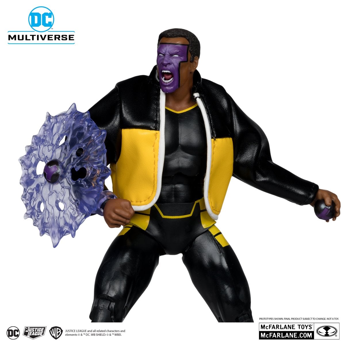 DC McFarlane Collector Edition Wave 11 Mr. Terrific JSOA  #38 Red Platinum Edition 7-Inch Scale Action Figure