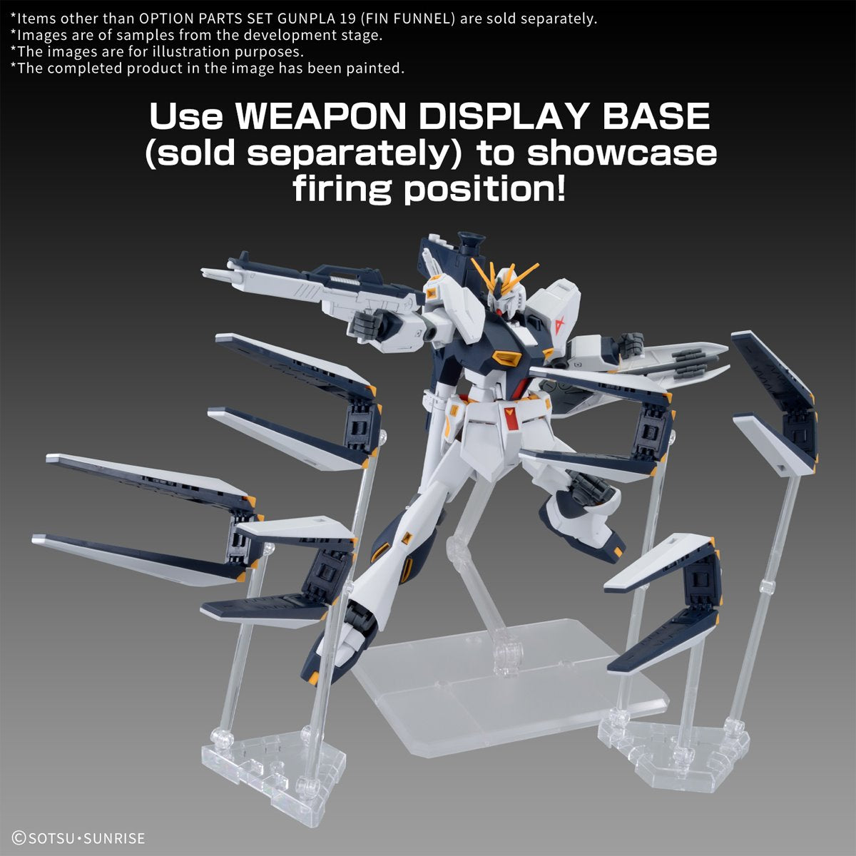 Mobile Suit Gundam: Char's Counterattack Option Parts Set Gunpla 19 Fin Funnel Entry Grade 1:144 Scale Model Kit